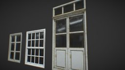 Props Windows props, 3d, substance-painter, environment