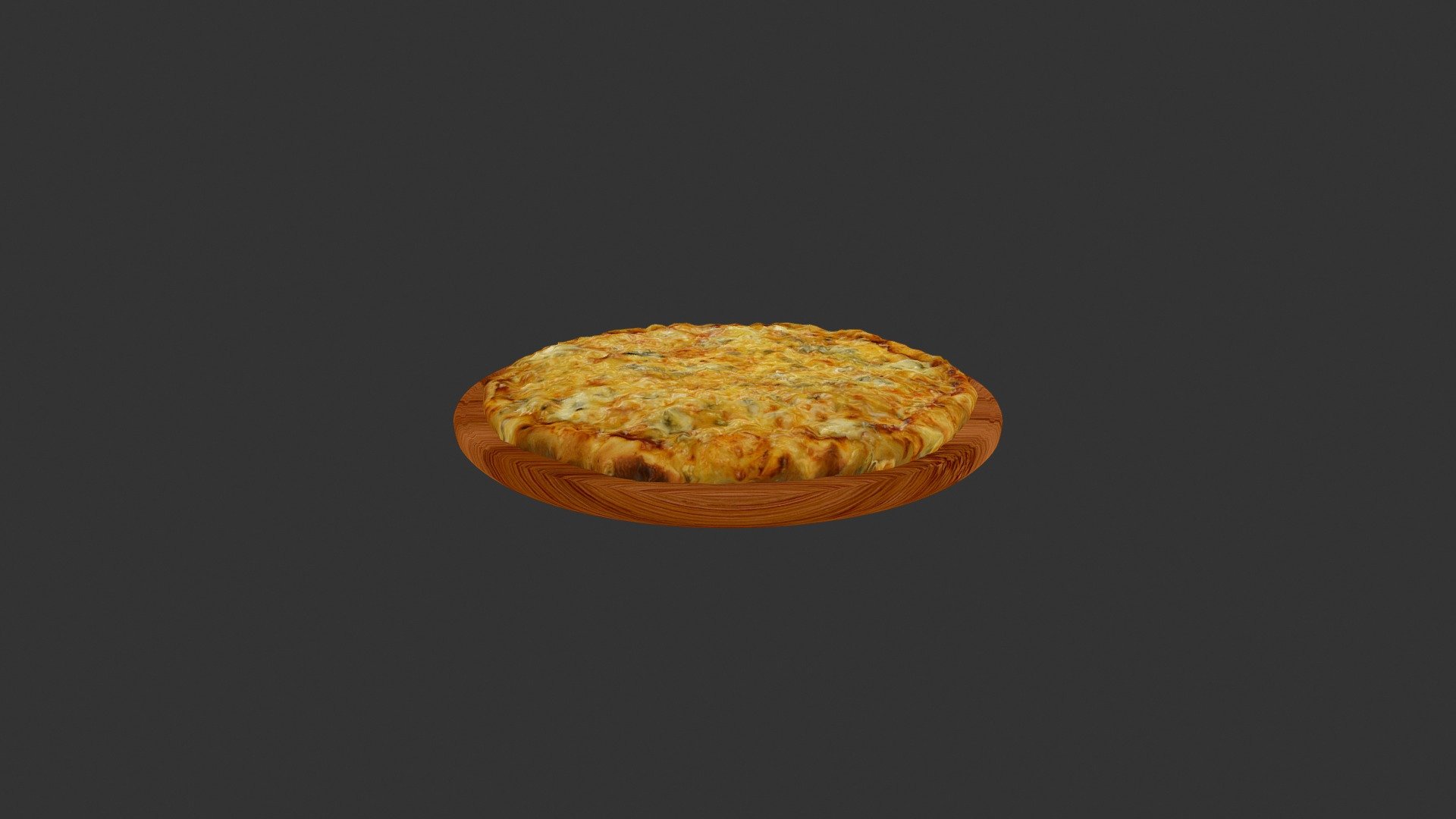 Solid_cheese_pizza - 3D model by alex.alexandrov.a 3d model