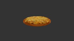 Solid_cheese_pizza photoscanning, 3dmodel