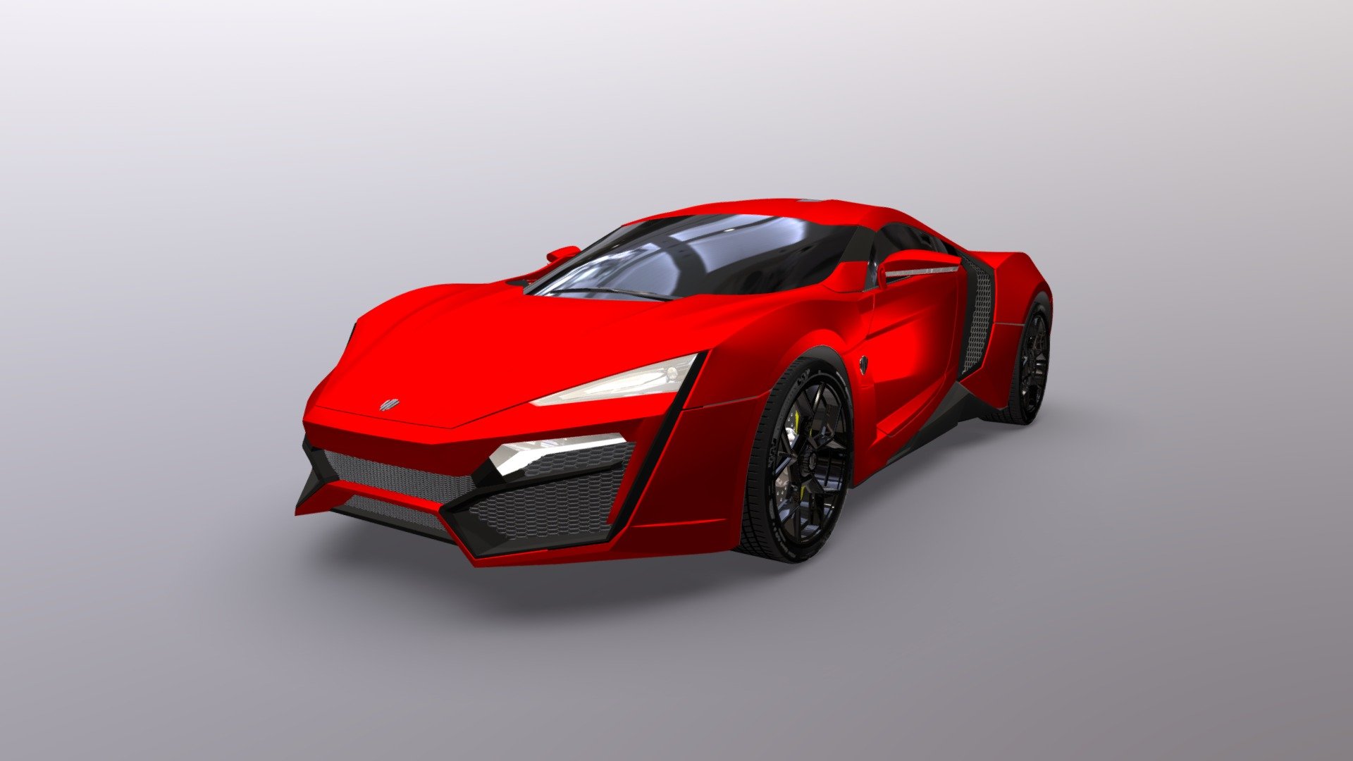 Lykan HyperSport made in Blender.

You can follow me or see my other models on my ArtStation account: ArtStation.

Thank you and I hope you like it!!!! - W Motors Lykan HyperSport - 3D model by Ronald Tandazo (@Ronald_Tandazo) 3d model