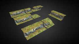 Project X 2014: Grass gtound tiles tile, ground, oldschool, mobilegames, low-poly, lowpoly