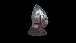 medieval helmet style