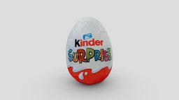 Kinder Surprise Egg toy, chocolate, surprise, kinder, ferrero, qlone, 1scanaday