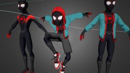 Spider-Man Miles Morales (Full Rigged) fanart, spider, marvel, comic, ironman, rig, spiderman, fullbody, spider-man, spiderbot, blender-3d, marvelcomics, webcomic, spiderweb, ciborg, game-model, spiders, marvelousdesigner, spidergwen, marvel-comics, spidermanchibi, rigged-character, spidermanblack, spiderverse, blender-eevee, spiderman3d, infinitywar, low-poly, blender, pbr, characterdesign, blender-cycles, robot, rigged, ultimatespiderman, theamazingspiderman2, spidermannowayhome, spidermanunlimited, theamazingspiderman, "spidermannowayhomenewsuit", "spidermannewsuite", "spidermannecostume"