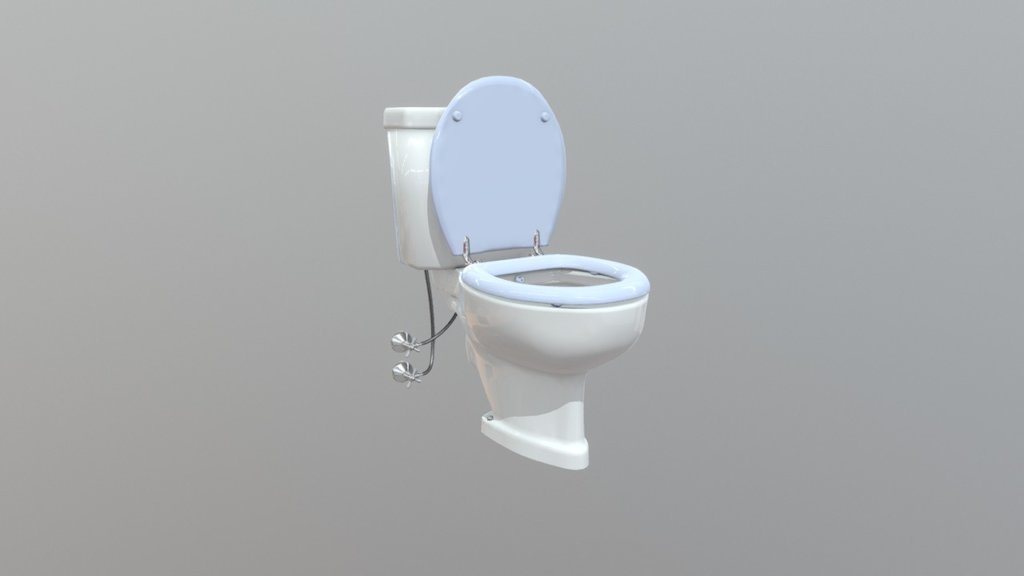 A smooth looking toilet thanks to poly count. If you need lower poly give me a call or just unsub it 3d model