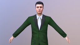 MAN 59 -WITH 250 ANIMATIONS office, eye, suit, boy, people, staff, coat, business, young, worker, boss, realistic, old, professional, movie, gentleman, casual, gents, men, game-ready, animations, business-man, party-wear, maya, character, unity, cartoon, game, 3dsmax, blender, man, animated, blue, human, male, rigged