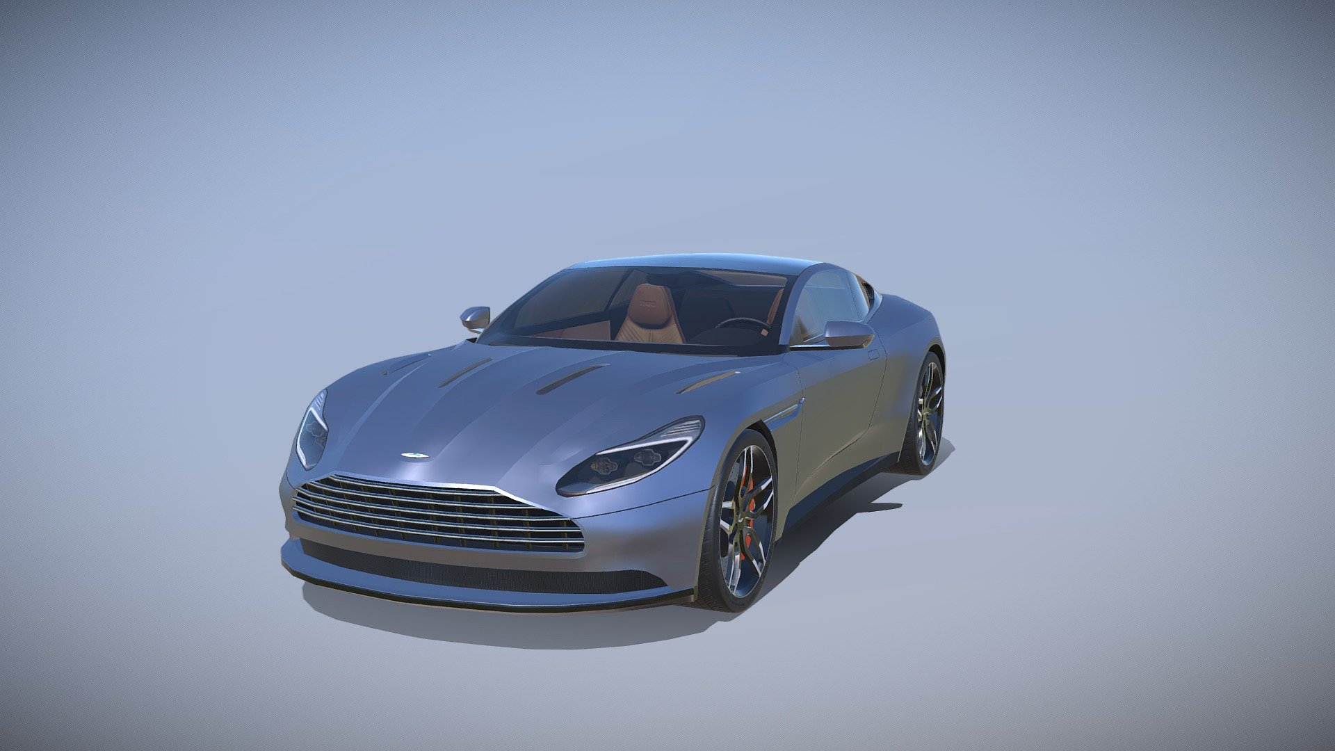 This is low-poly model of Aston Martin DB11.
Even with a low number of polygons the level of detail remains high.
Blender 2.9 standard materials.
Photo textures.



Real world scale.
Width: 2.060 mm
Lenght: 4.739 mm
Height: 1.279 mm

You can easily change main color of the vehicle.

Model also includes lowpoly interior. Interior is only for better outside visual detail.


All parts have the correct name.
For body - DB11.Body
For wheel - DB11.Wheel.Ft.L
Ft.L means front left wheel.
For brake caliper - DB11.WheelBrake.Ft.L

With naming like that it will be easier to rigge, animate the model.


Vertices: 17,846
Edges: 34,650
Faces: 16,786
Triangles: 33,032

If you want to buy this model or my other models, you can find them on other platforms where my name is: PieEntertainment. Or just write here in the comments.

HDR not included 3d model