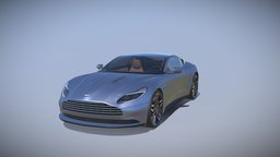 Aston Martin DB11 automobile, aston, martin, db, british, sports, fast, automotive, 11, uk, auto, real, vehicle, lowpoly, car, sport, db11