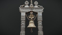Traditional carved Bell w/ LOD