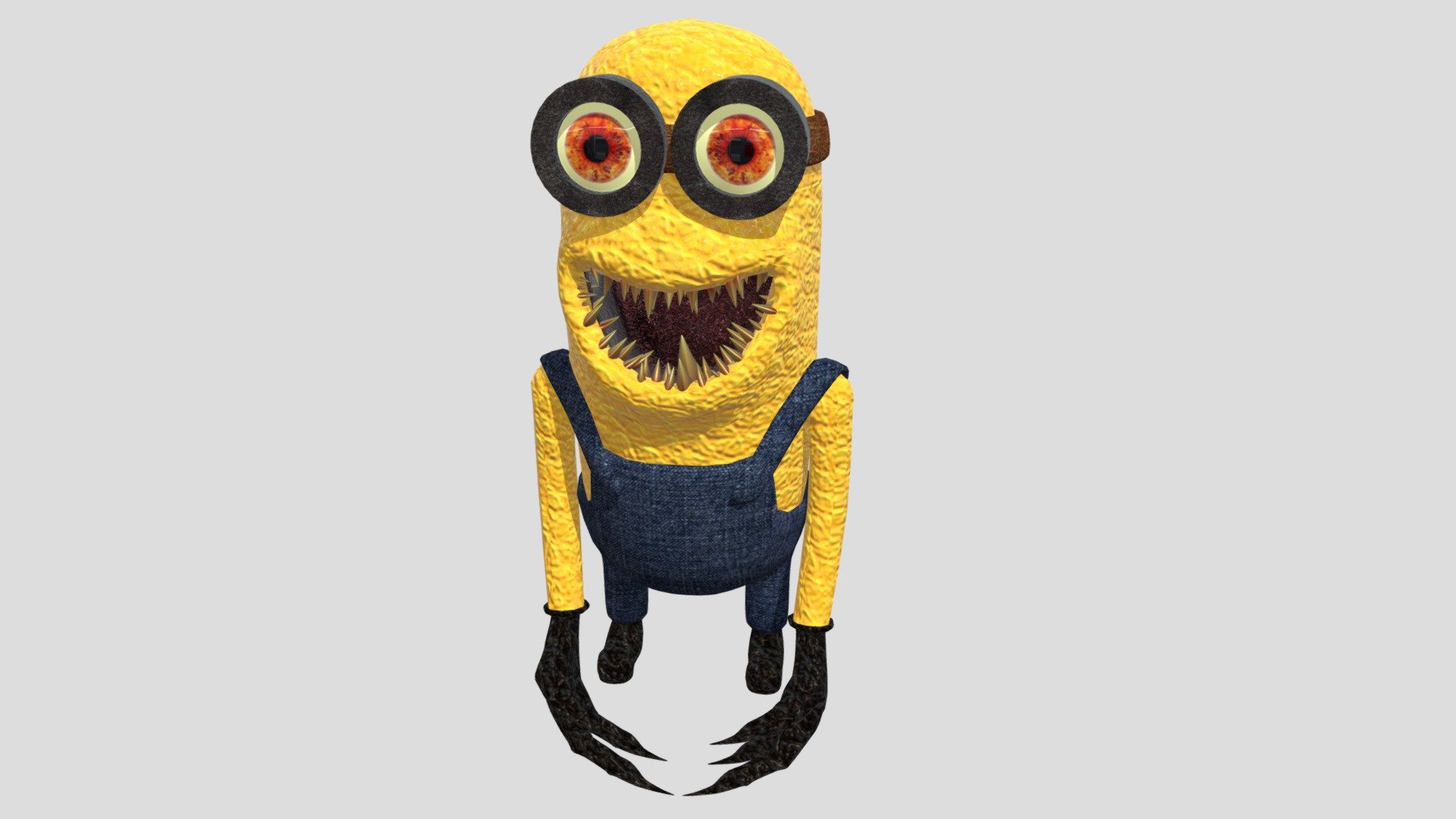 Minion Monster - Download Free 3D model by Victor Valls (@victor.valls.2016) 3d model