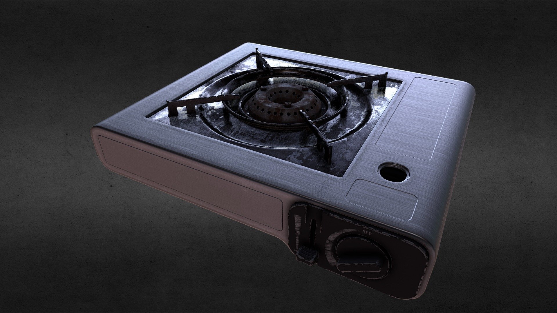 Kitchen's Prop. Portable stove.

artstation link - https://www.artstation.com/artwork/W2rmDJ - Portable Stove - 3D model by asern_afri 3d model