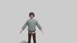 Harry Potter (rigged) Character movie, harrypotter, character, game