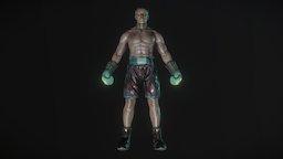 Reanimated Boxer boxer, zombie