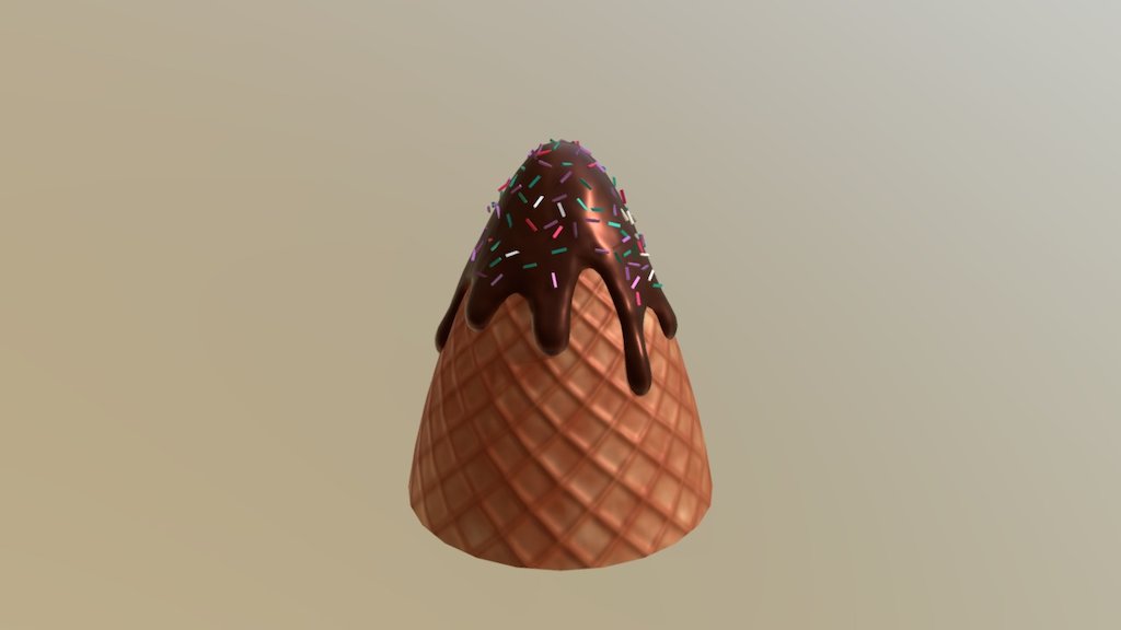 Waffle Mountain - 3D model by Andy Mai (@andymai) 3d model