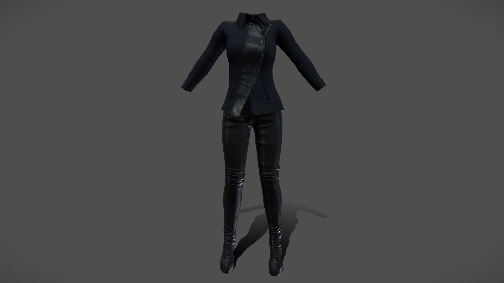 Jacket + Pants

Can be fitted to any character

Clean topology

No overlapping smart optimum unwrapped UVs

High-quality realistic textures

FBX, OBJ, gITF, USDZ (request other formats)

PBR or Classic

Please ask any other questions.

Type     user:3dia &ldquo;search term