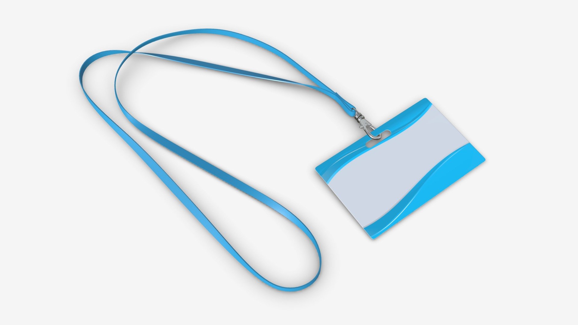 Identity card on strap narrow - Buy Royalty Free 3D model by HQ3DMOD (@AivisAstics) 3d model