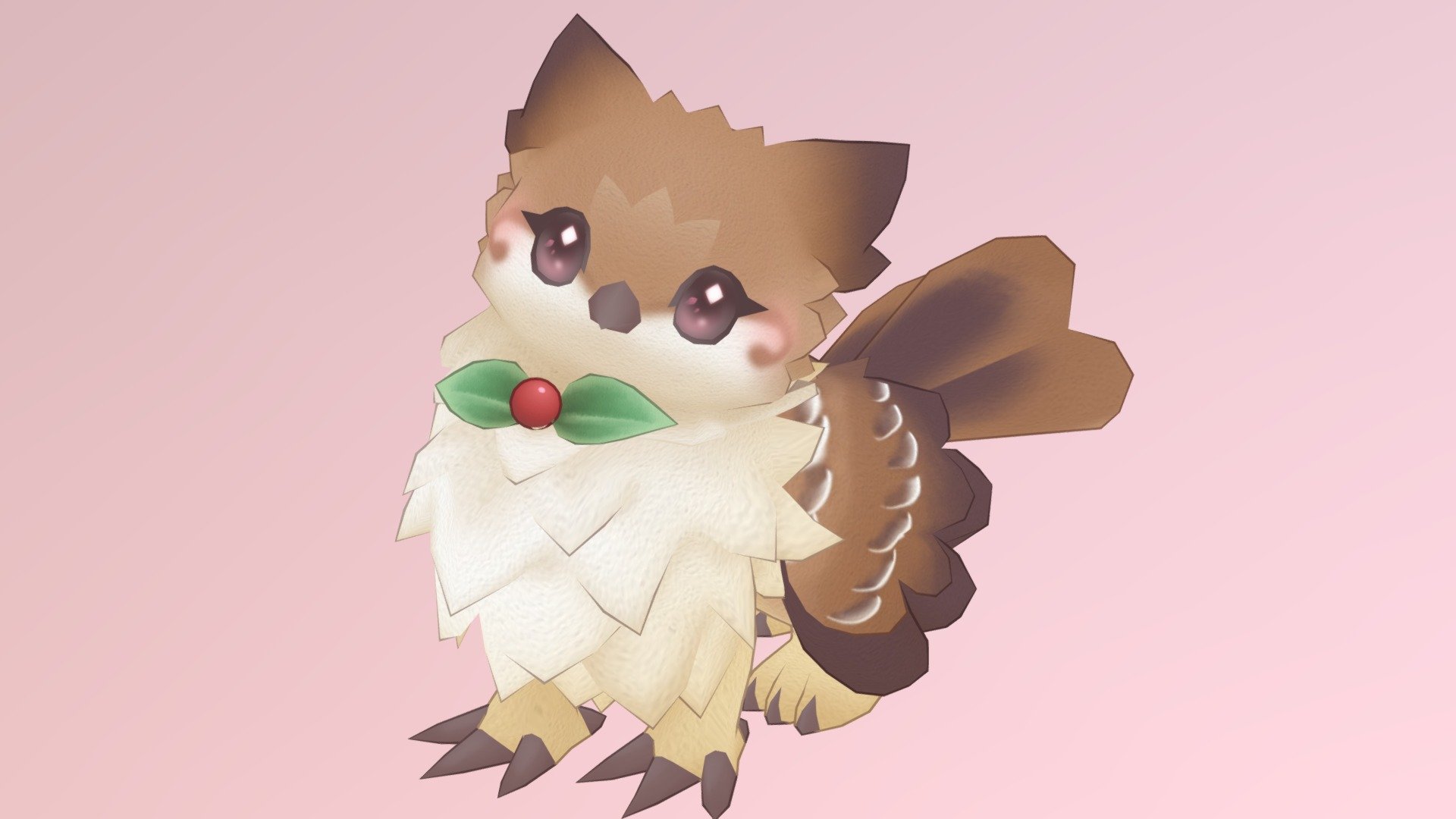 LittleGriffons sparrow - Download Free 3D model by OkameMiko 3d model