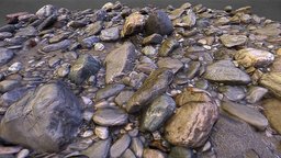 Austrian Cobble River Bed bed, river, jeff, boulder, cobble, tuhtan, substrate, agisoft, photoscan, 3d, stone