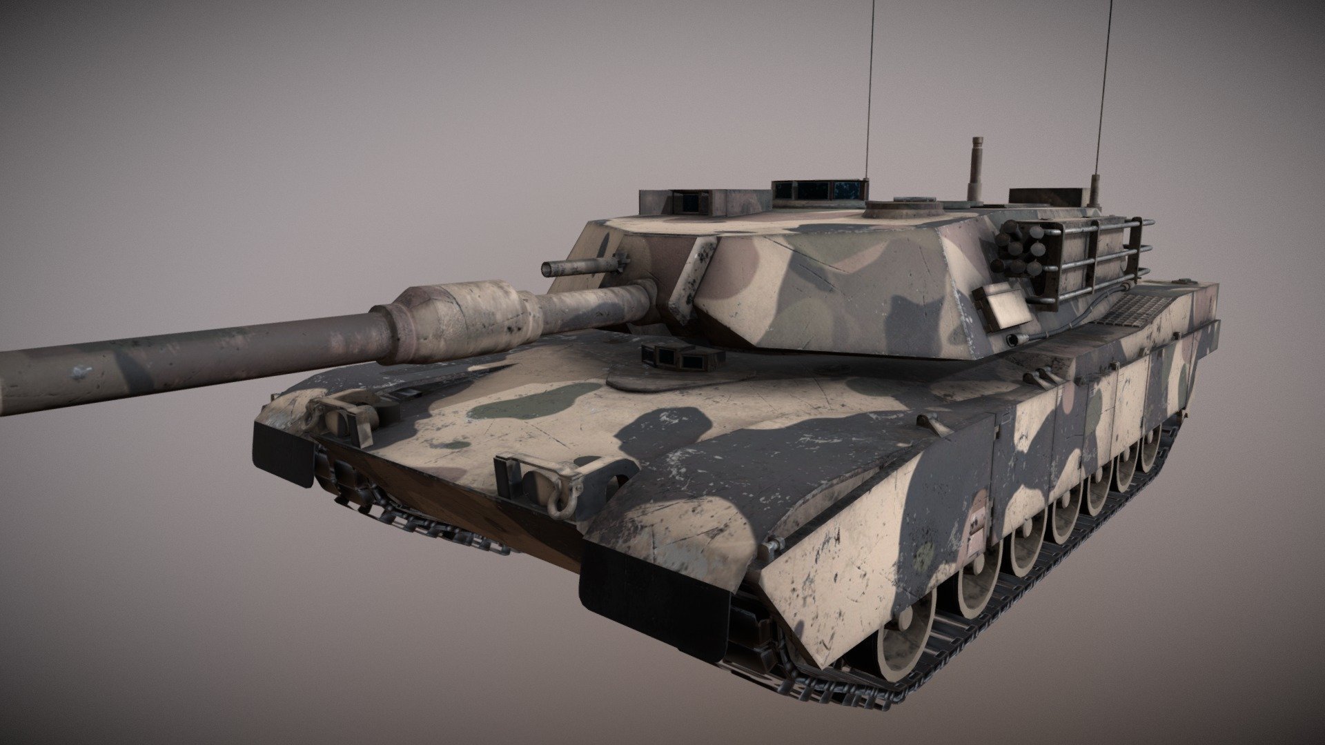 M1 Abrams - Download Free 3D model by Artem Goyko (@Artem.Goyko) 3d model