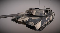 M1 Abrams tank, uvlayout, military-vehicle, m1-abrams, noob3d, blender3d, substance-painter