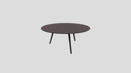 Coffee Table wooden, cafe, table, minimalistic, lowpoly