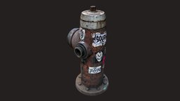 Day 262: Graffiti Hydrant graffiti, hydrant, nyc, firehydrant, photogrammetry, 3dscan, polycam