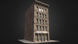 Detailed Old NYC Building