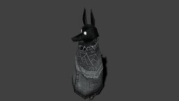 Low Poly Indie Game Character cute, indie, lowres, blackandwhite, low-poly-model, idle, character-animation, greyscale, idle-animation, glowingeyes, character, low-poly, game, blender, lowpoly, animal, animation, free, characterdesign, dark, simple, noncommercial
