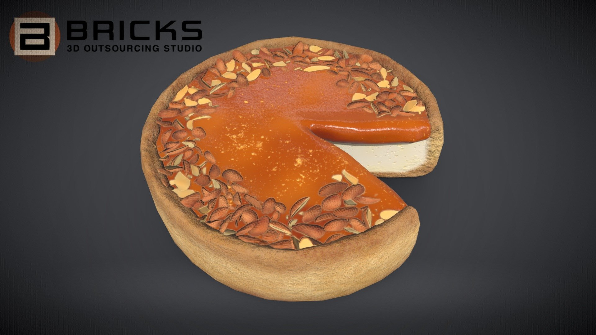 PBR Food Asset:
CheesecakeCaramelChart
Polycount: 1402
Vertex count: 703
Texture Size: 2048px x 2048px
Normal: OpenGL

If you need any adjust in file please contact us: team@bricks3dstudio.com

Hire us: tringuyen@bricks3dstudio.com
Here is us: https://www.bricks3dstudio.com/
        https://www.artstation.com/bricksstudio
        https://www.facebook.com/Bricks3dstudio/
        https://www.linkedin.com/in/bricks-studio-b10462252/ - CheesecakeCaramelChart - Buy Royalty Free 3D model by Bricks Studio (@bricks3dstudio) 3d model