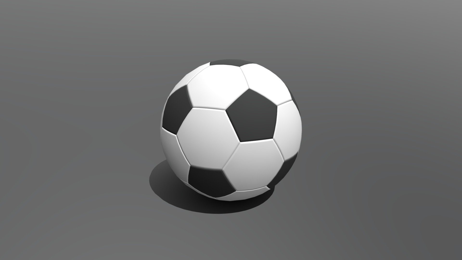 This is a low poly 3d model of a football ball. The low poly ball was modelled and prepared for low-poly style renderings, background, general CG visualization presented as a mesh with quads only.

Verts : 3.792 Faces: 3.780

The model have material with diffuse color.

No ring, maps and no UVW mapping is available.

The original file was created in blender. You will receive a 3DS, OBJ, FBX, blend, DAE, Stl.

All preview images were rendered with Blender Cycles. Product is ready to render out-of-the-box. Please note that the lights, cameras, and background is only included in the .blend file. The model is clean and alone in the other provided files, centered at origin and has real-world scale - Low Poly Cartoon Football Ball Free - Download Free 3D model by chroma3d (@vendol21) 3d model