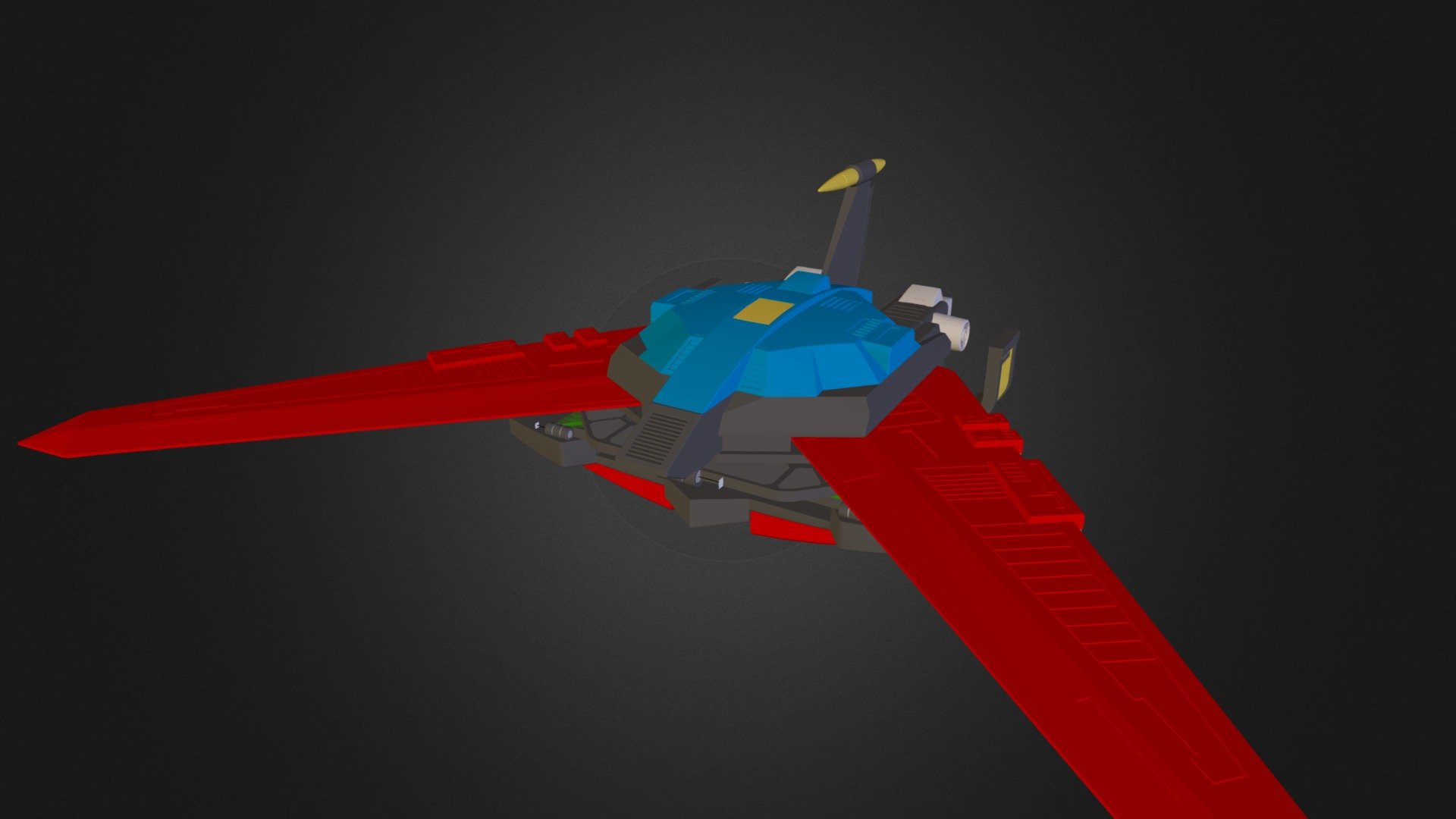 Glider - 3D model by COSEDIMARCO 3d model