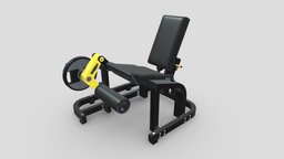 Technogym Plate Loaded Leg Extension bike, room, cross, plate, set, fitness, gym, equipment, vr, ar, exercise, treadmill, training, machine, fit, loaded, workout, pure, strength, elliptical, 3d, sport, gyms, treadmills