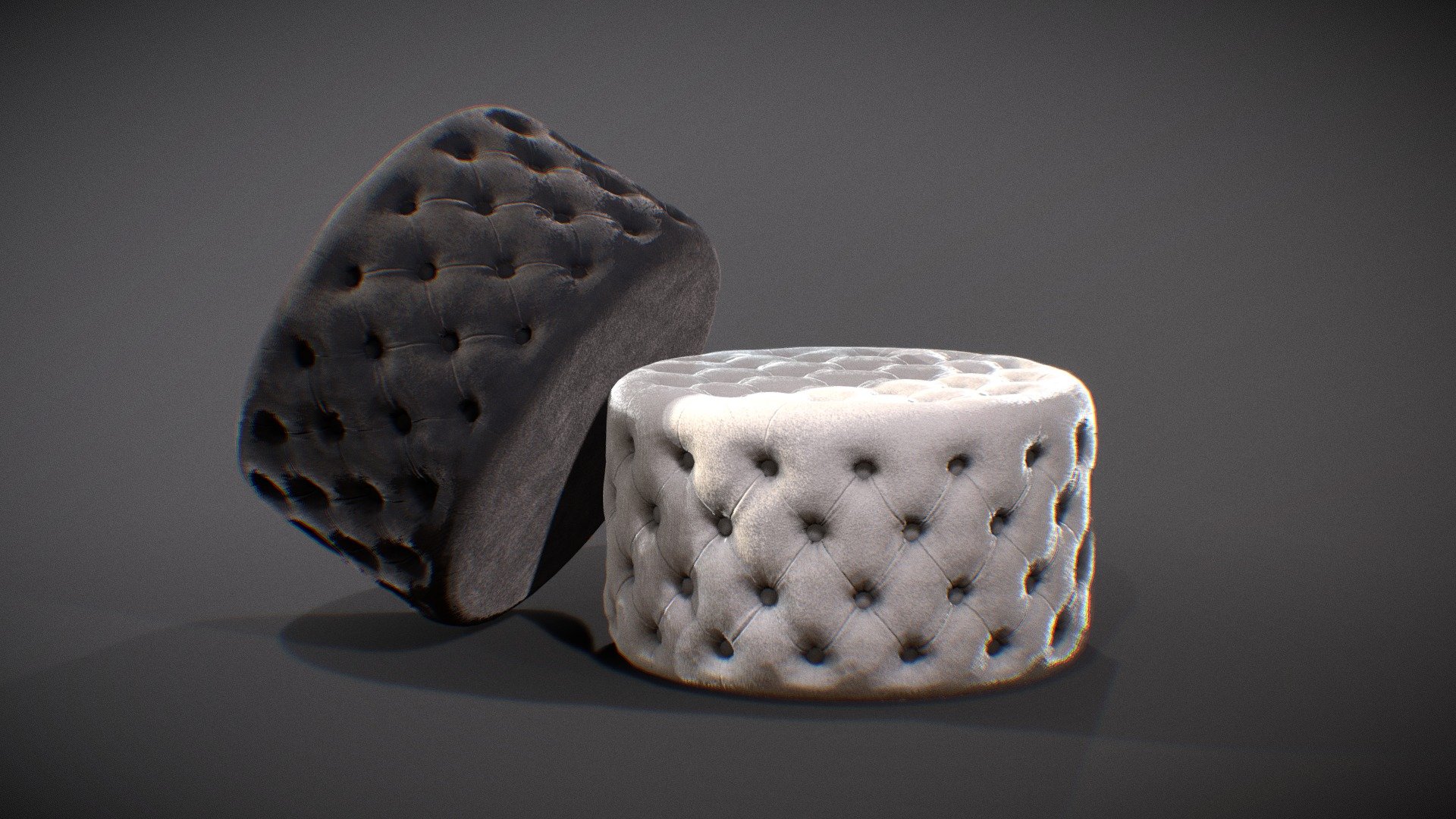 It is a 3d model of Ottoman for using as living-room furniture. It is can be used as a seating padded cushion in games and many other interior render scenes.

This model is created in 3ds Max and textured in Substance Painter.

This model is made in real proportions.

High quality of textures are available to download.

Metal-ness workflow- Base Color, Normal, Ambient Occlusion and Roughness Textures 3d model