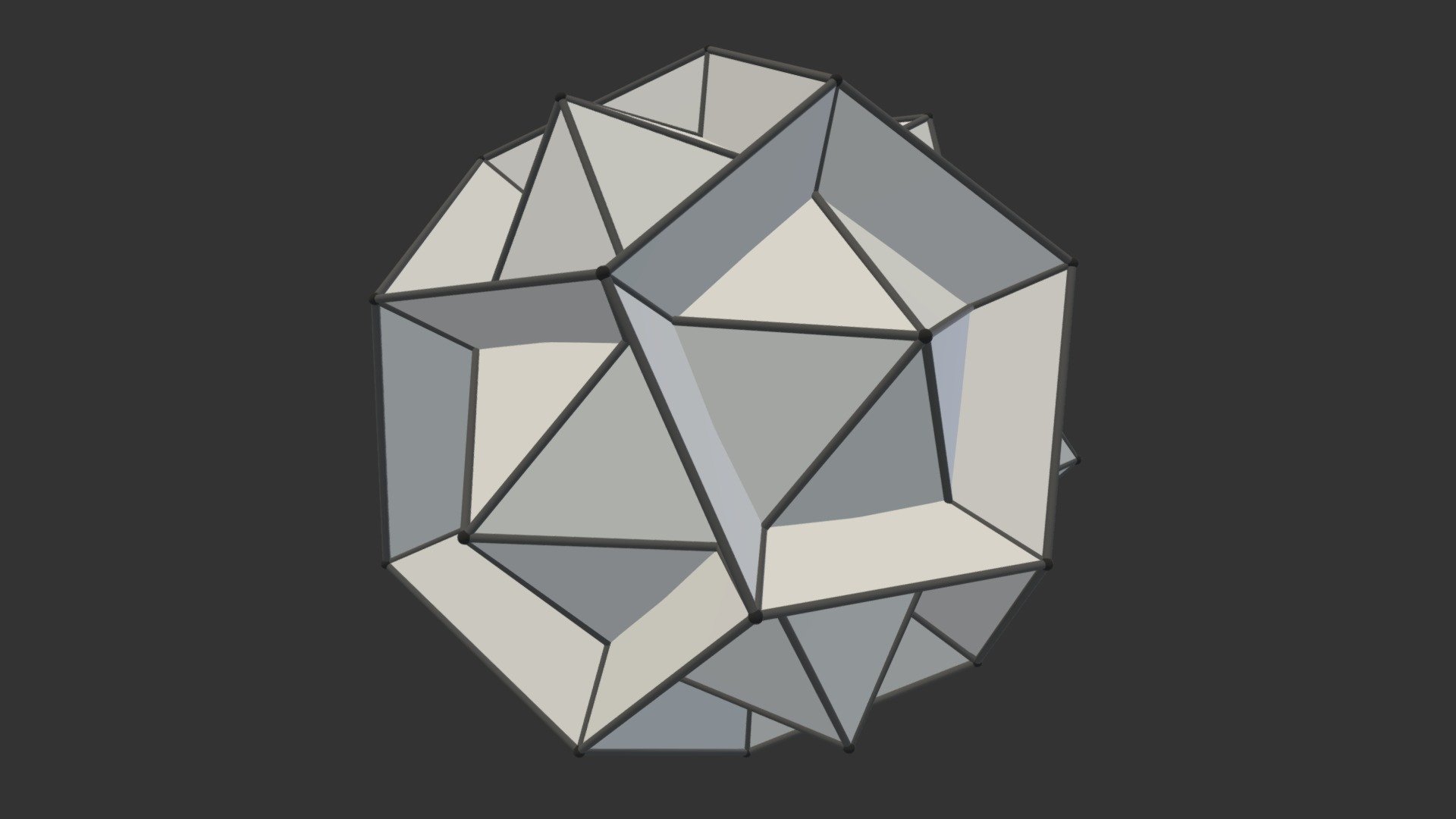 Dodecahedron Stellated type 1 - Dodecahedron Stellated type 1 - Buy Royalty Free 3D model by Paul Bourke (@pbourke) 3d model