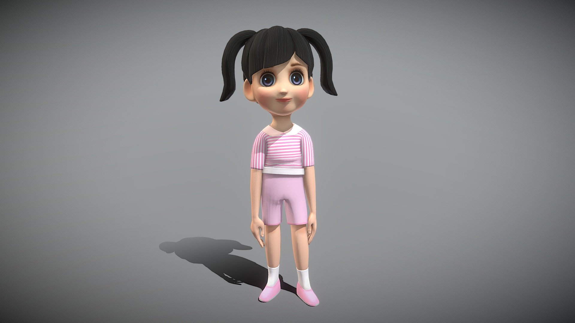 This is a very cartoon girl model.

If you want more cute models, or you have any questions, please feel free to contact us.

E-mail: sgzxzj13@163.com - Cartoon Girl - 3D model by Easy Game Studio (@Jeremy_Zh) 3d model