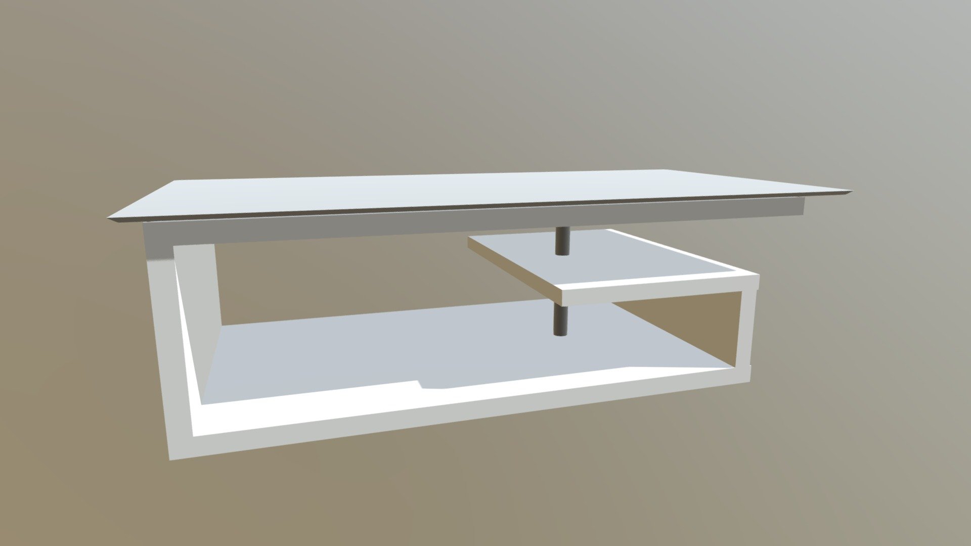 This is a modern table, which was supposed to be a combination of wood and metal. But because I'm too stupid to upload it the right way, it is without any textures. So you can decide on your own how to texture it. Have fun!  (I will fix it until the next 24 hours, so yo could also wait :D  ) - Modern table - Download Free 3D model by MakishiPrime 3d model