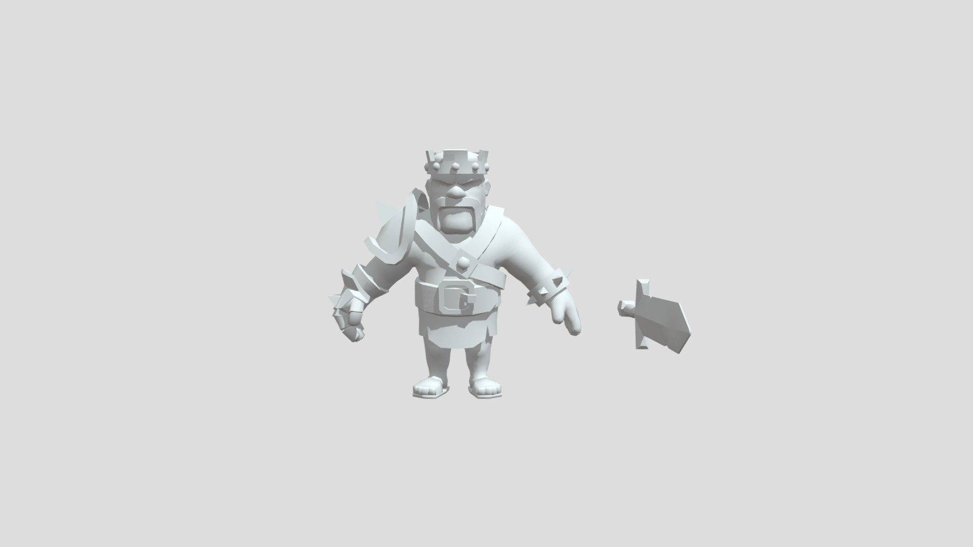 Barbarian king skin default - 3D model by Konstantin.Nikolov 3d model