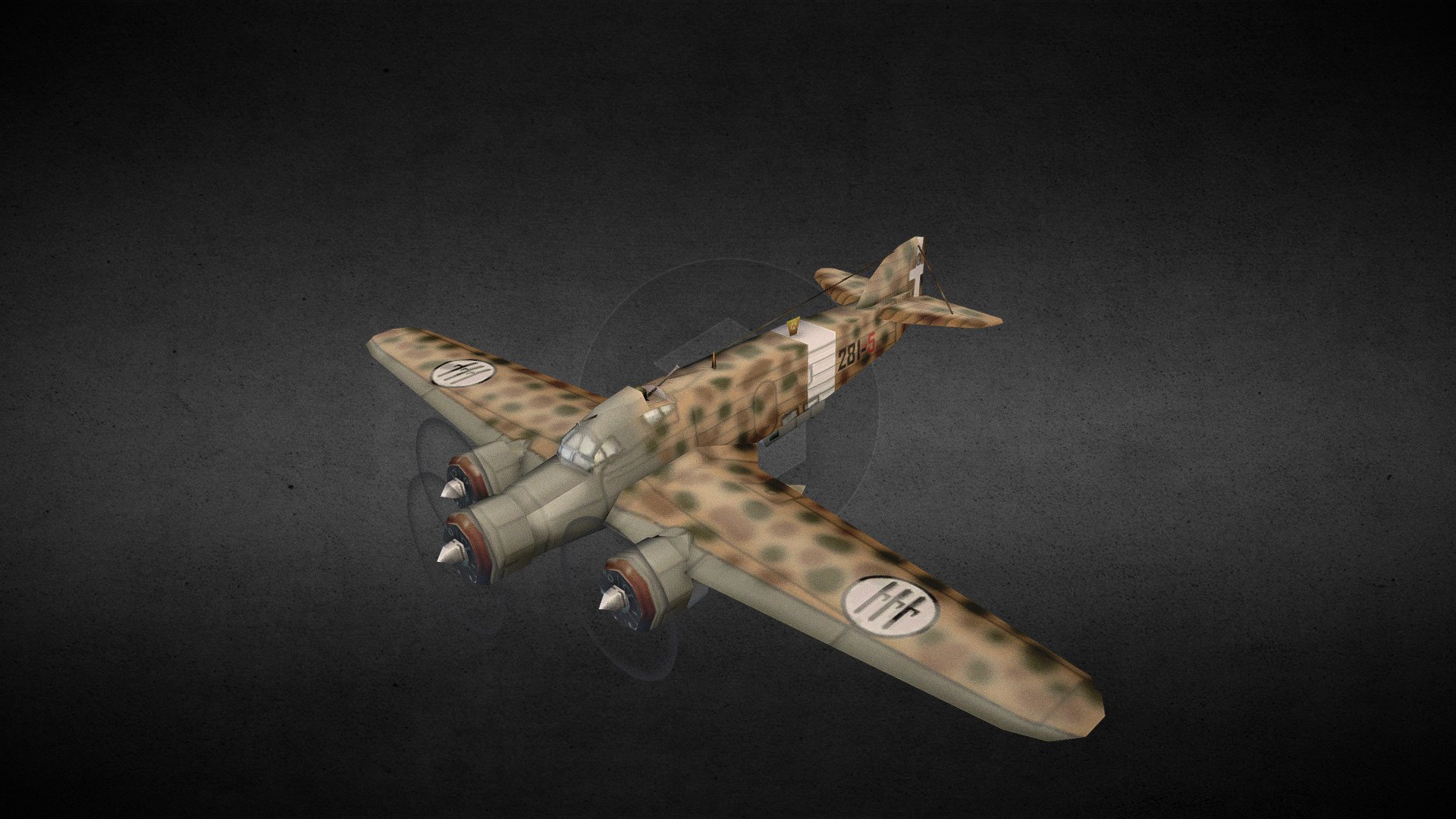 Original model from Blitzkrieg. New texture by me.  For the &ldquo;Crimson Fields, Crimson Skies