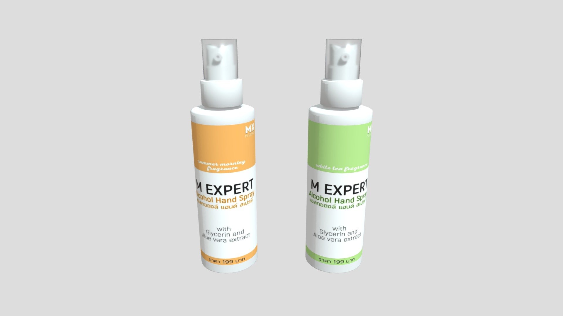 M EXPERT-Alcohol Spray : White tea, Fragrance - M EXPERT-Alcohol Spray : White tea, Fragrance - 3D model by Worapong (@mumtpr) 3d model