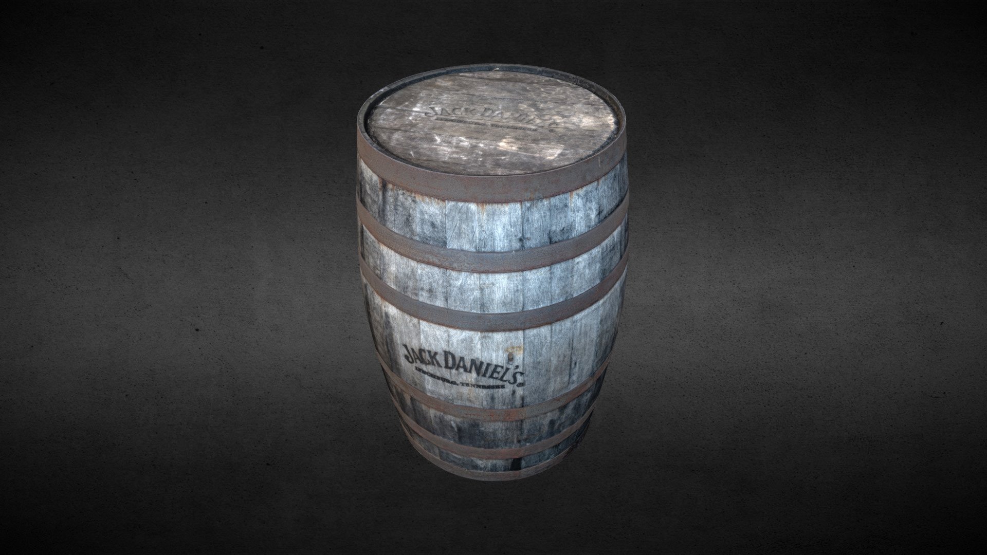 Photogrammetry scan of an old, aged Jack Daniel's whiskey barrel with a great patina. Photo scan done at the Jack Daniel's distillery in Lynchburg, TN 3d model