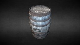 Wooden Aged Whiskey Barrel