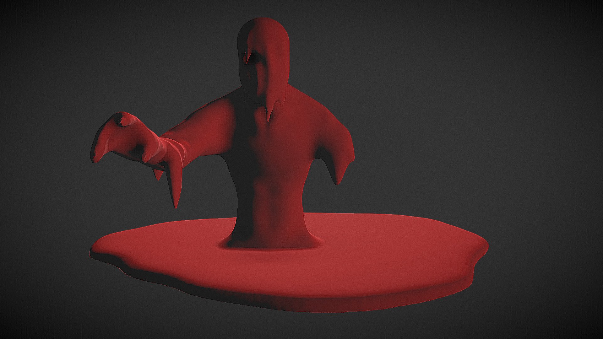Melted Man - 3D model by JigRL 3d model
