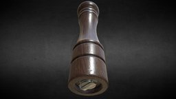 A Weathered Pepper Mill