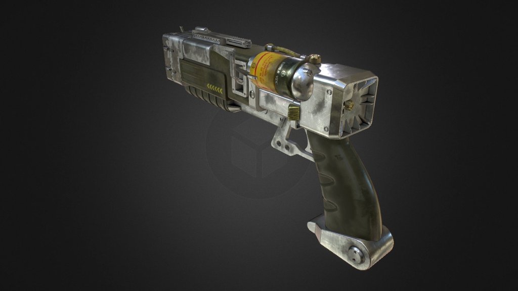Laser Pistol (Fallout 4) - Laser Pistol - 3D model by kutejnikov 3d model