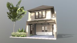 Lowpoly Archviz for Mobile AR archviz, villa, interiordesign, realtimeasset, house, home, realestatemarketing