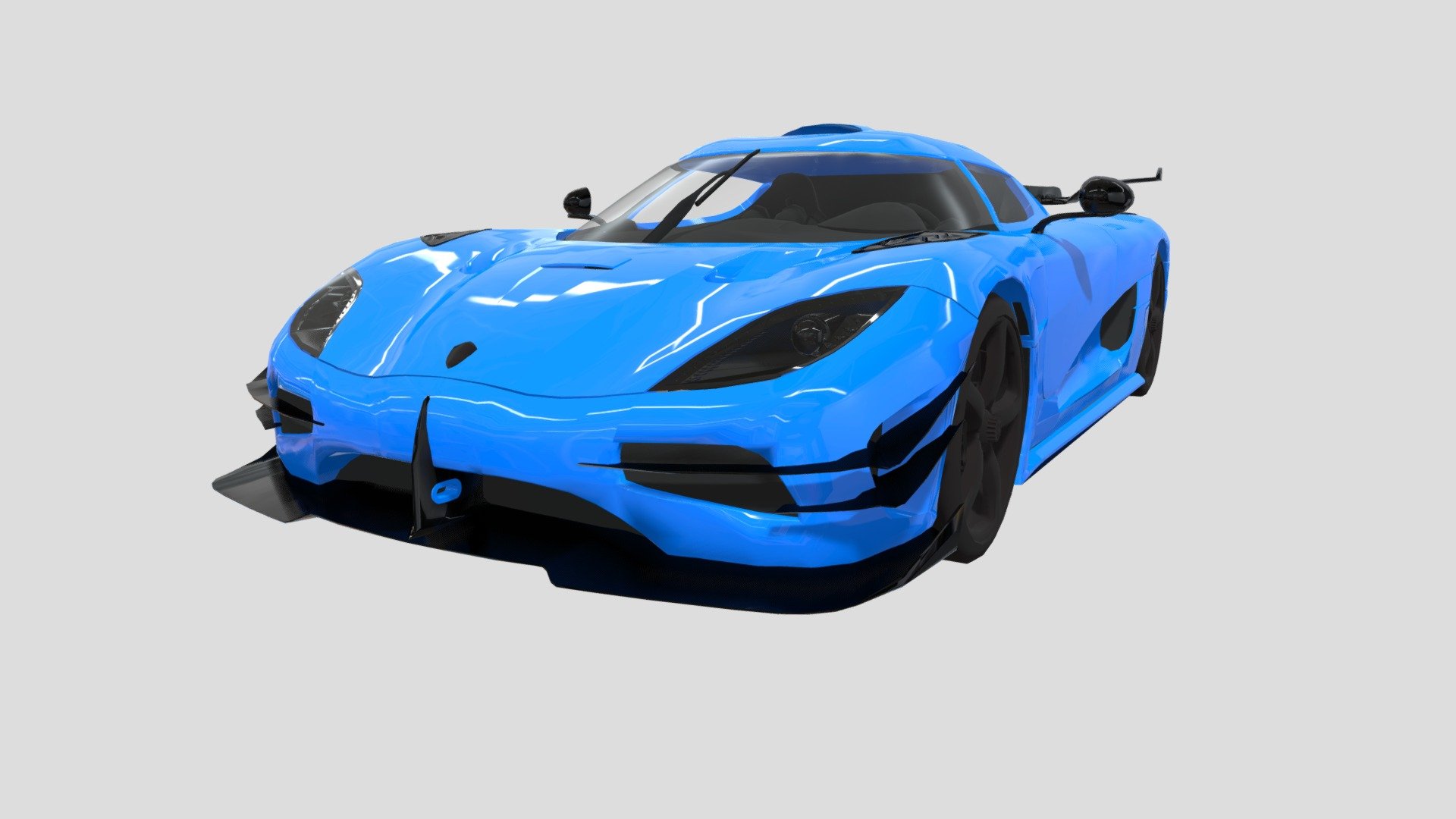 This is a 5.0L V8 engine with 1,160 horsepower a favorite for car lovers/supercar lovers.
Follow for more :) - Koenigsegg Agera - Download Free 3D model by LDawesome 3d model