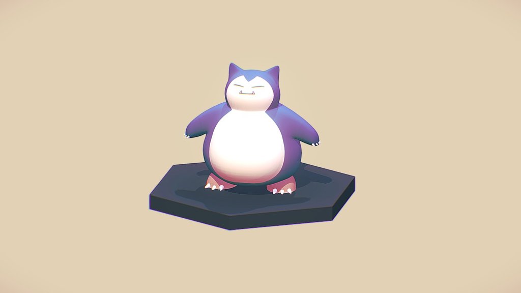 From Pokémon series.

143 - Snorlax
Type: Normal
Abilities: Immunity, Thick Fat and Gluttony - Snorlax - 3D model by Tom Barboza (@tombarboza) 3d model