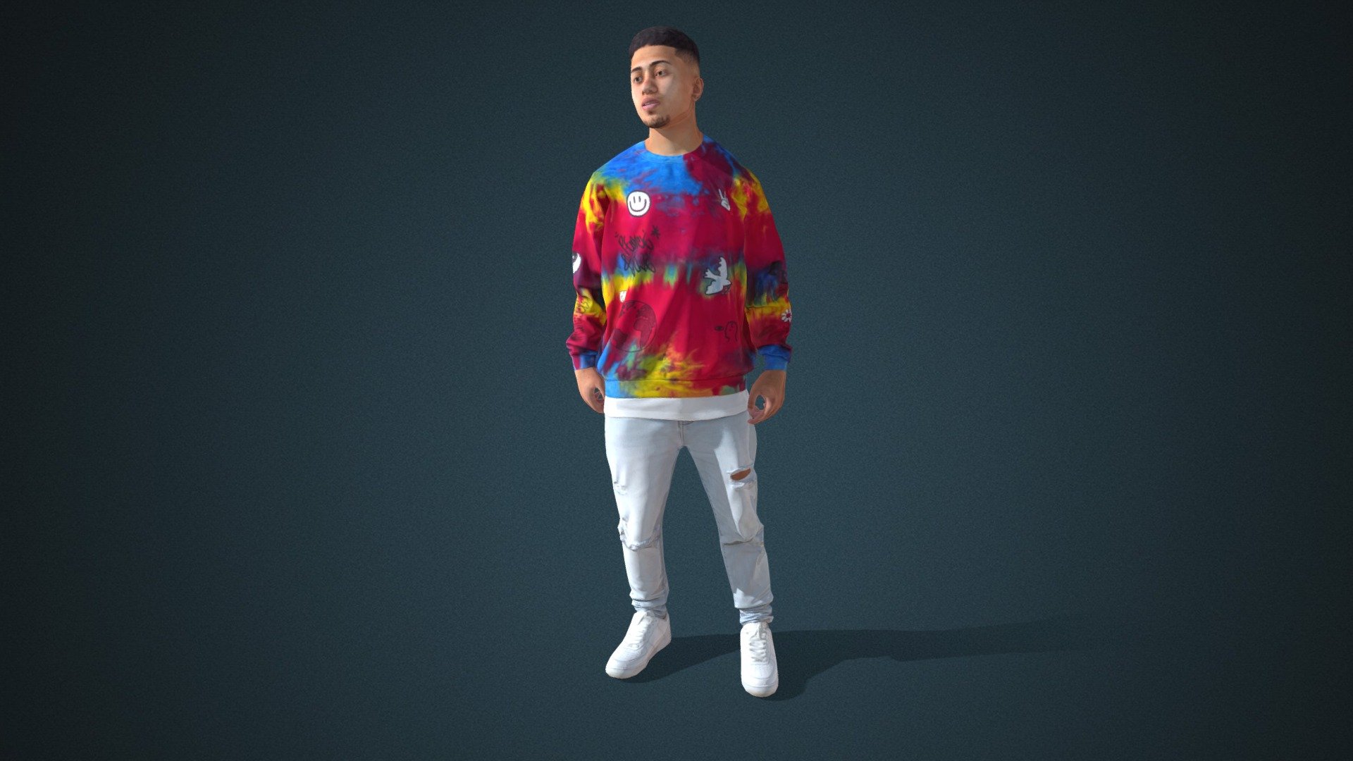 Do you like this model?  Free Download more models, motions and auto rigging tool AccuRIG (Value: $150+) on ActorCore
 

This model includes 2 mocap animations: Modern_M_Idle,Male_walk. Get more free motions

Design for high-performance crowd animation.

Buy full pack and Save 20%+: Young Fashion Vol.4


SPECIFICATIONS

✔ Geometry : 7K~10K Quads, one mesh

✔ Material : One material with changeable colors.

✔ Texture Resolution : 4K

✔ Shader : PBR, Diffuse, Normal, Roughness, Metallic, Opacity

✔ Rigged : Facial and Body (shoulders, fingers, toes, eyeballs, jaw)

✔ Blendshape : 122 for facial expressions and lipsync

✔ Compatible with iClone AccuLips, Facial ExPlus, and traditional lip-sync.


About Reallusion ActorCore

ActorCore offers the highest quality 3D asset libraries for mocap motions and animated 3D humans for crowd rendering 3d model