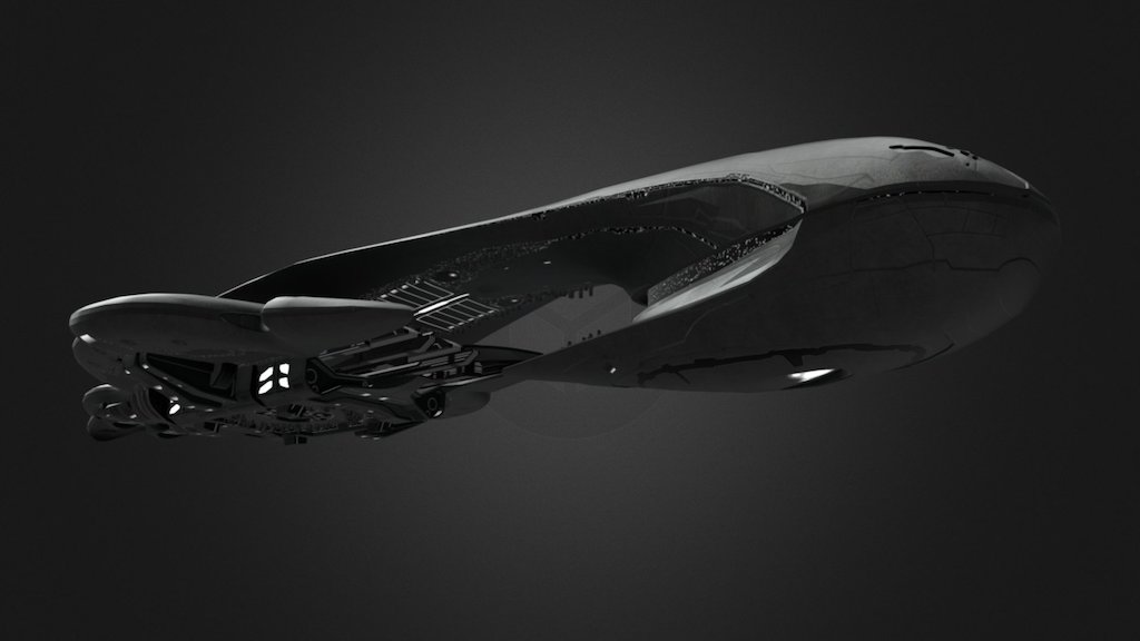 OAS-class assault carrier for Sins of the Prophets, this serves as the Covenant titan in our game 3d model