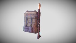 "Go Bag" survival, backpack, sci-fi, gun